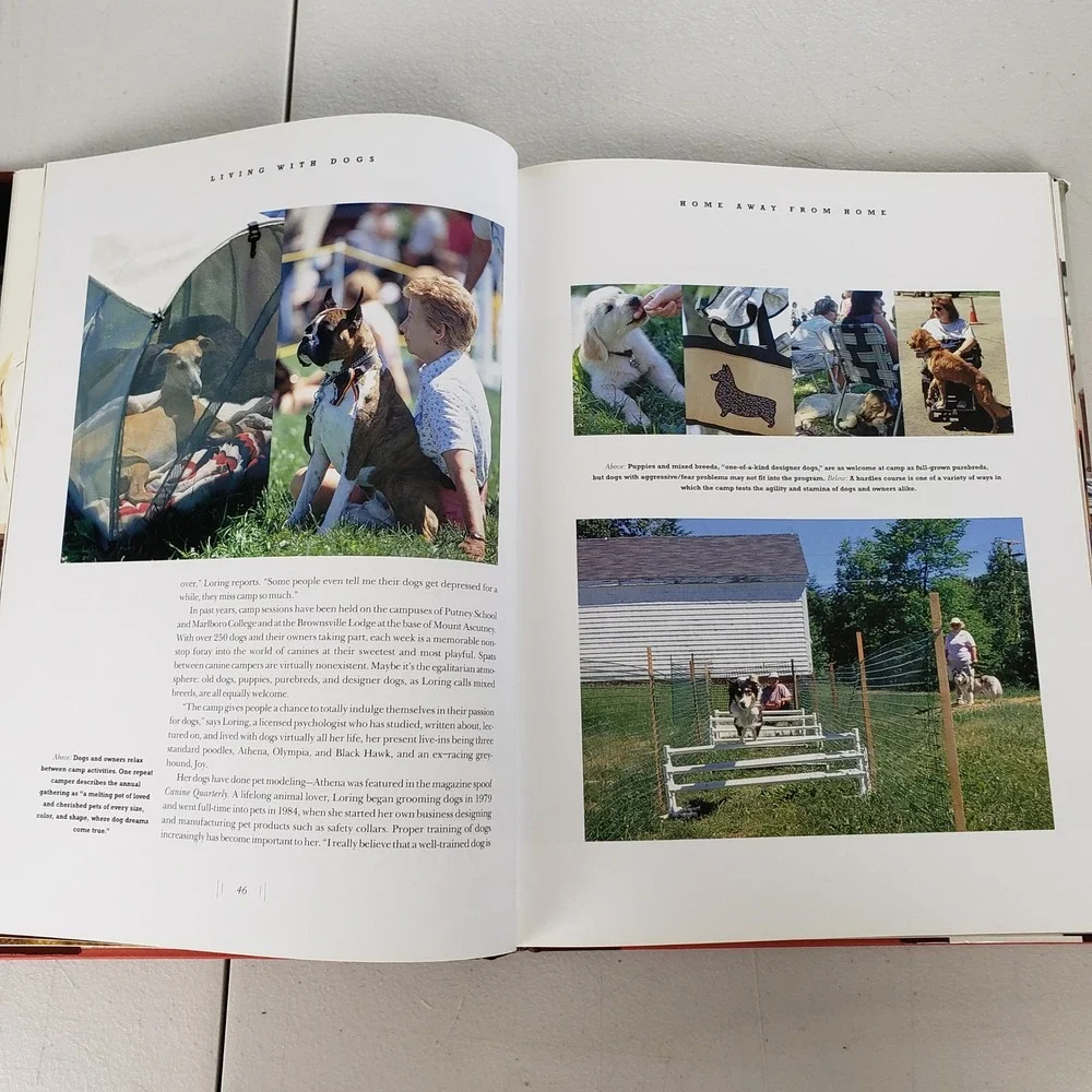 Living with Dogs Laurence Sheehan Hardcover 1st Ed 1999 Dog Photography Book